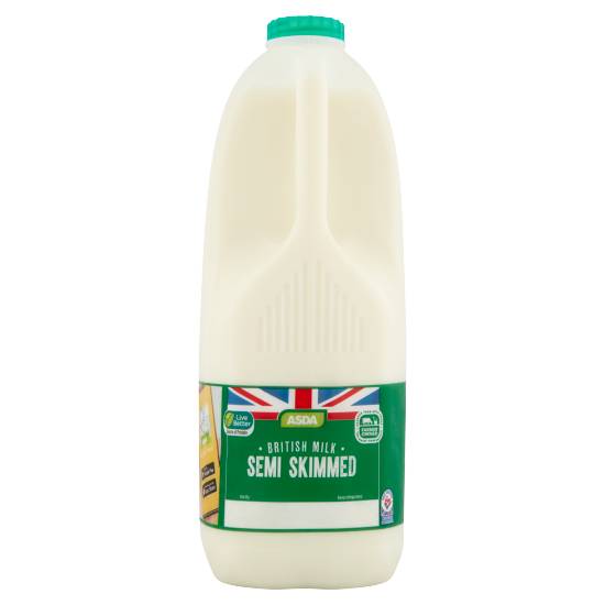 ASDA Semi Skimmed British Milk (2.27L)