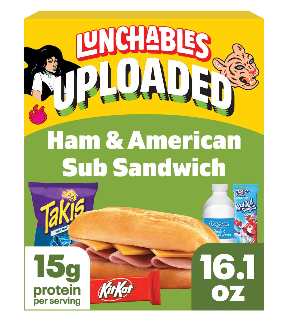 Lunchables Uploaded Ham and American Sub Sandwich (6.1 oz)
