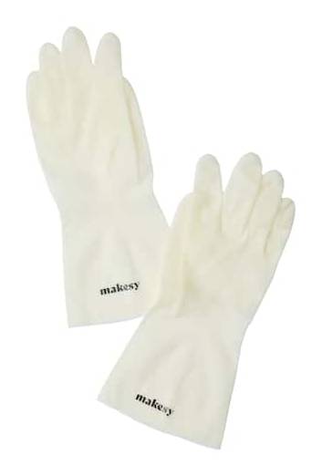 Makesy Stained Glass Nitrile Gloves, White