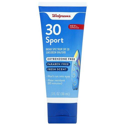 Walgreens Sun Sport Lotion  SPF30 Tube - 3.0 oz