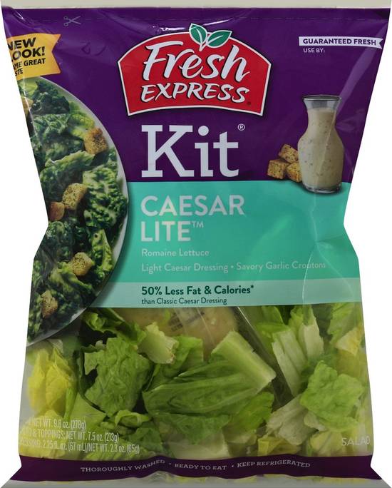 Order Fresh Express · Caesar Lite Salad Kit (1 kit) food online from Safeway store, Eureka on bringmethat.com