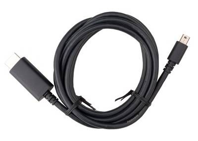 Dealworthy Mini Display Port To Hdmi Cable, 6 ft, Black