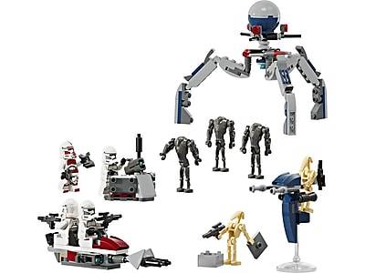 Lego Star Wars Clone Trooper and Battle Droid Battle pack Building Toy Set