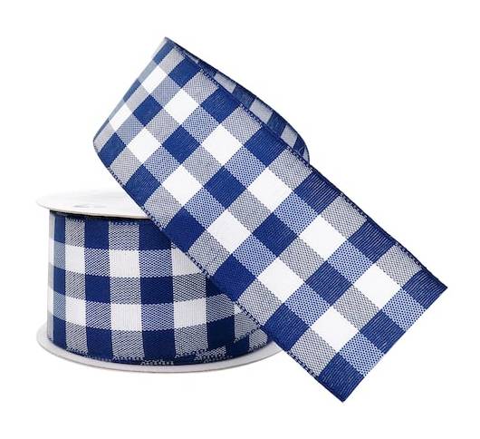 1.5" X 3Yd. Wired Checkered Ribbon By Celebrate It