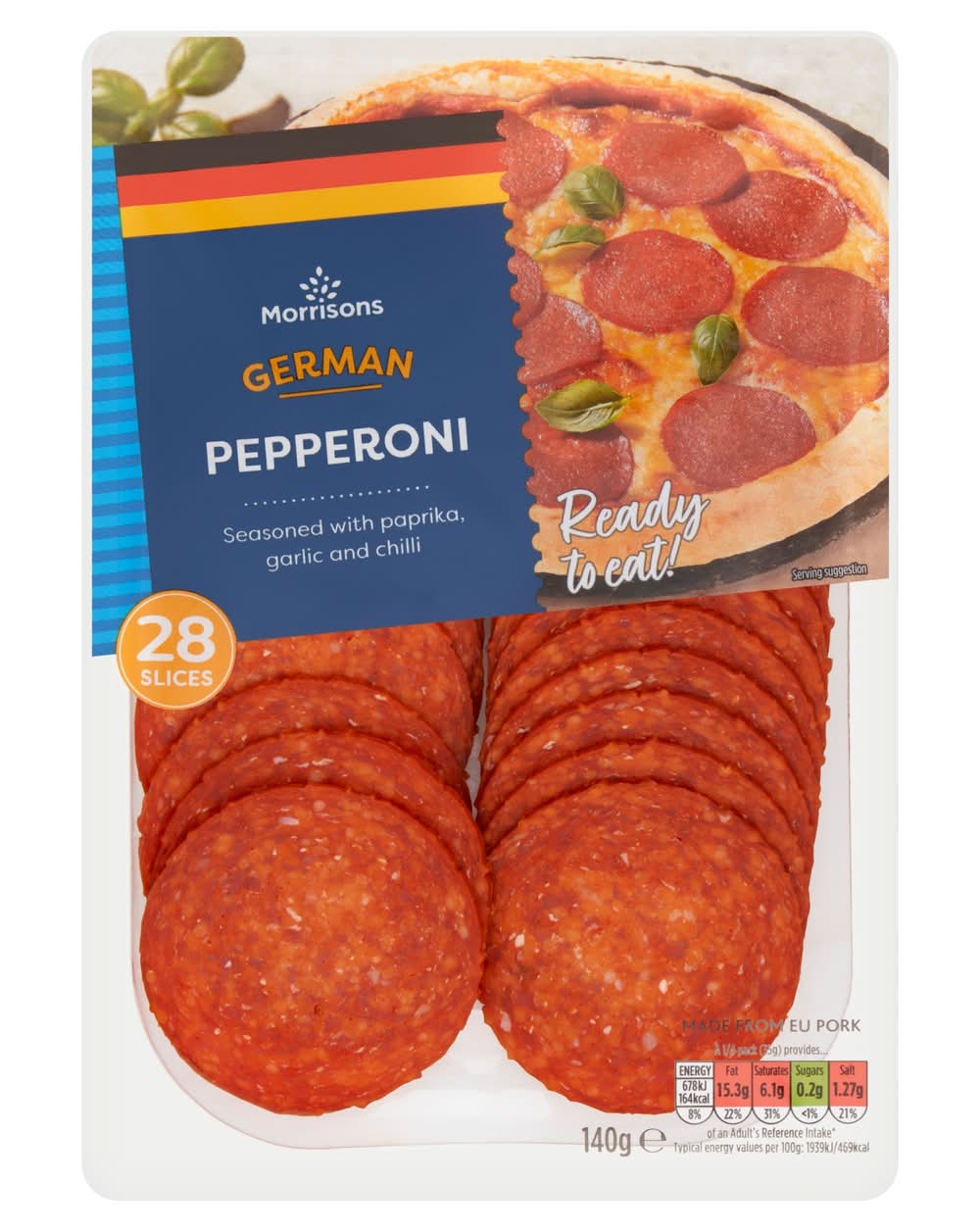 Morrisons Pepperoni 140g