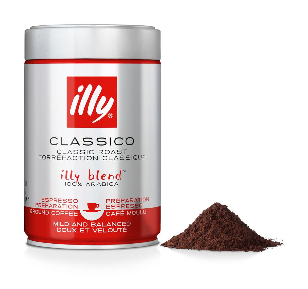 Illy - Classico café moulu torrefaction moyenne (250g)