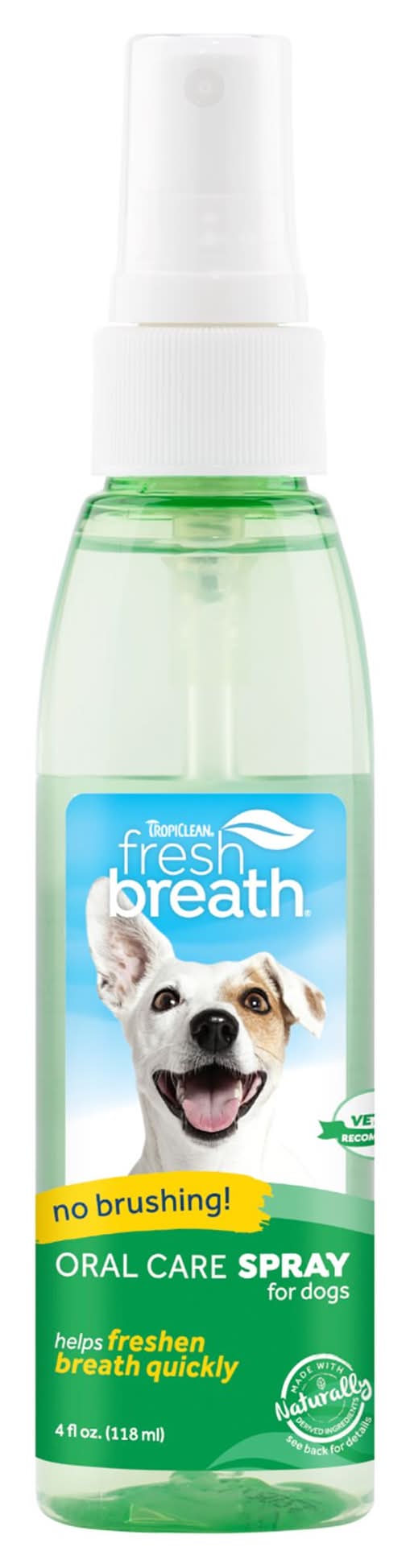 TropiClean® Fresh Breath® Dog Oral Care Spray (Size: 4 Oz)