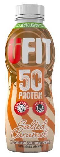 UFIT Salted Caramel, High Protein Milkshake (500ml)