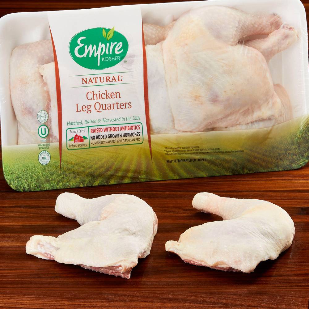 Empire Kosher Natural Chicken Leg Quarters