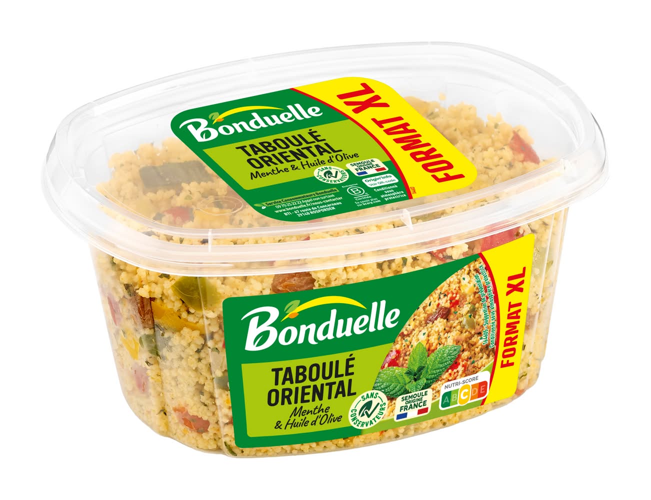 Bonduelle - Taboulé oriental menthe et huile d'olive vierge extra (500g)