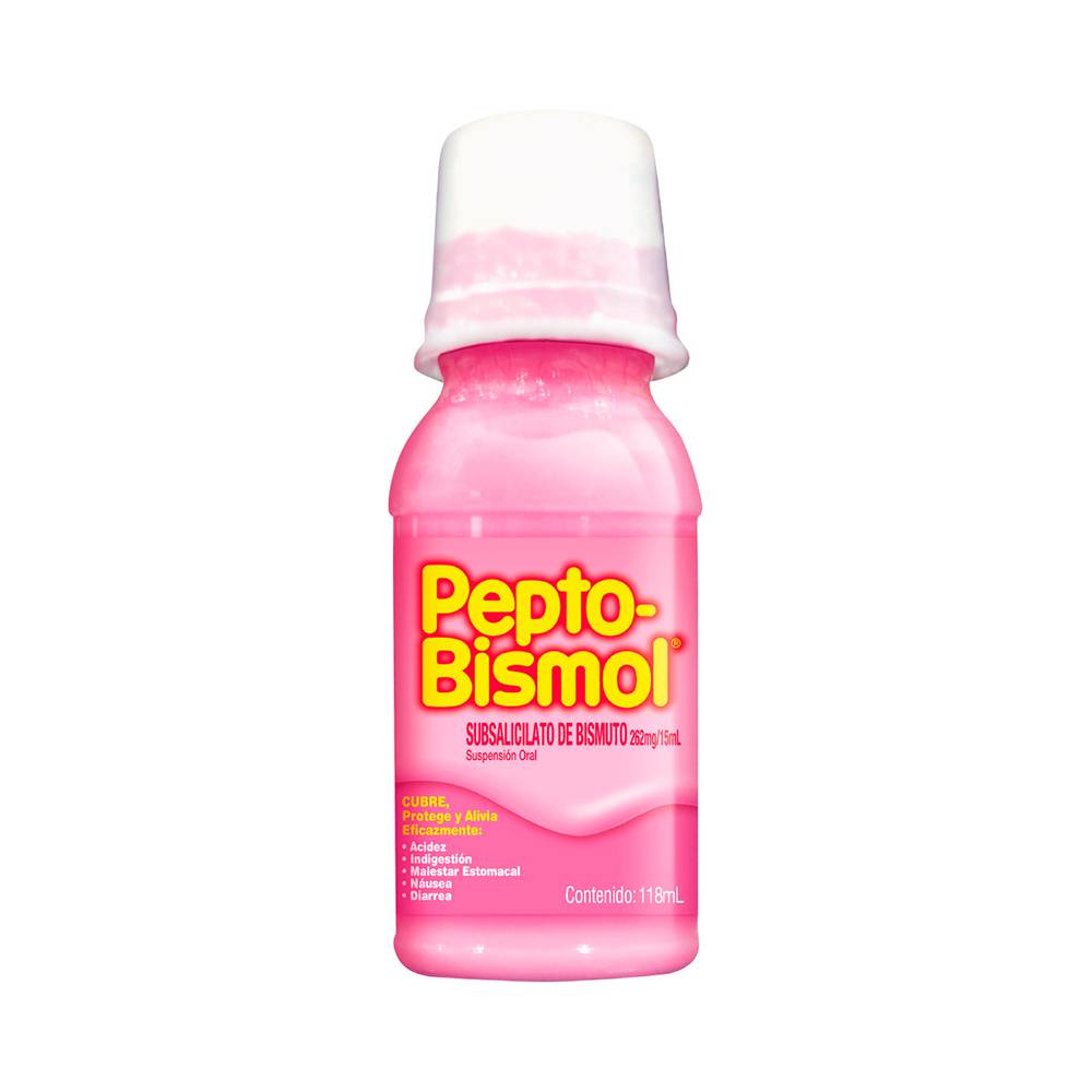 Pepto-bismol subsalicilato de bismuto suspensión oral