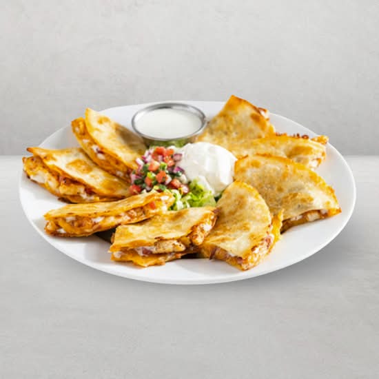 Bacon Ranch Chicken Quesadillas