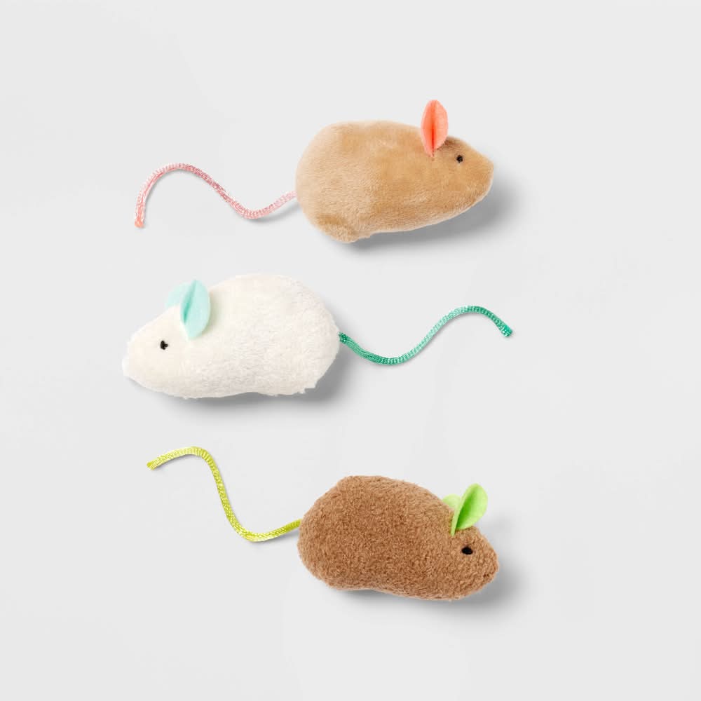 Boots & Barkley Mouse Cat Toy Set (3 ct)