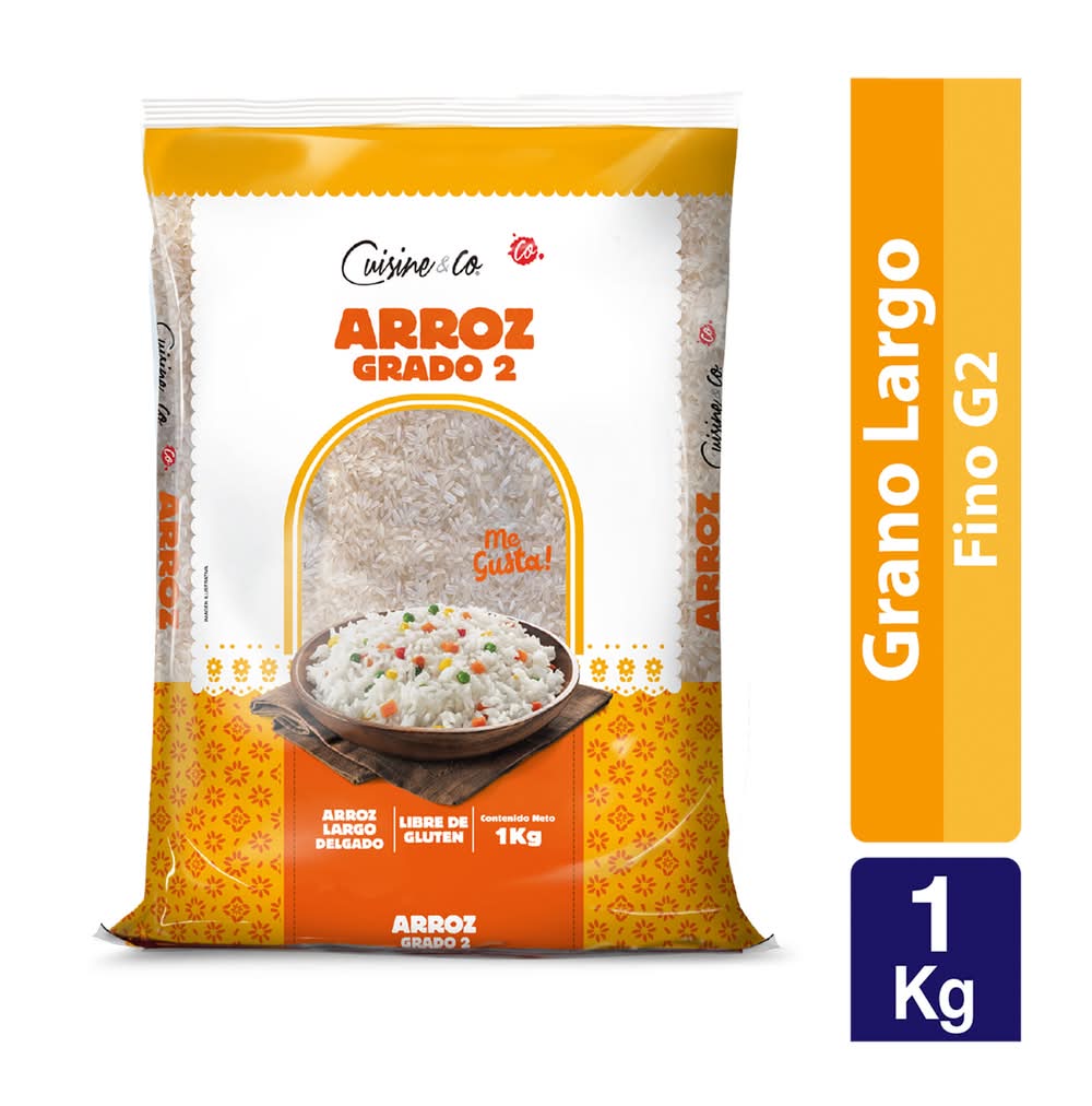 Cuisine & Co · Arroz largo y delgado grado 2 (1 kg)