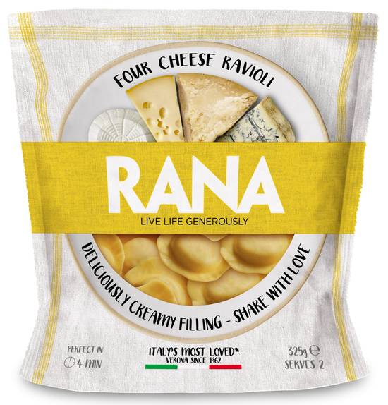 Rana Four Cheese Ravioli 325g