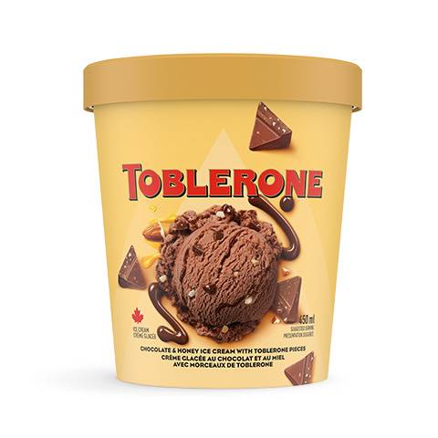 Toblerone Ice Cream (chocolate-honey)