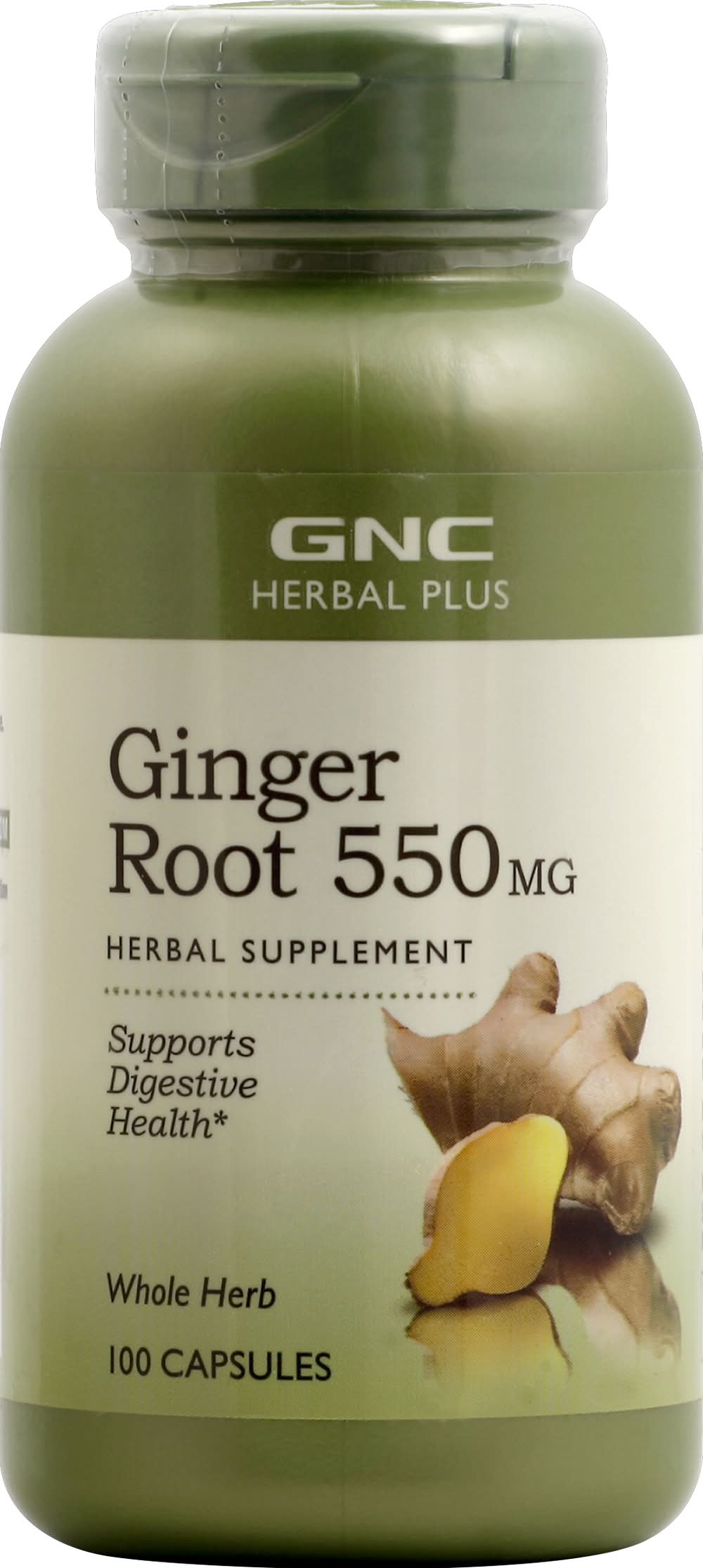 GNC Ginger Root 550 mg Herbal Supplement (3.6 oz)
