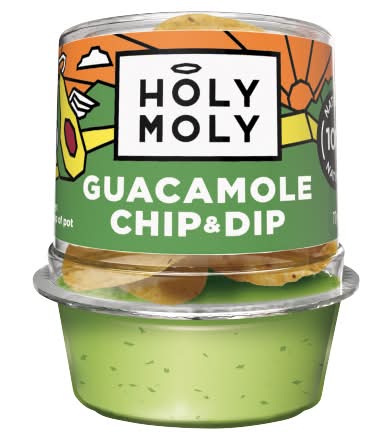 Holy Moly Guacamole Chip & Dip (77g)