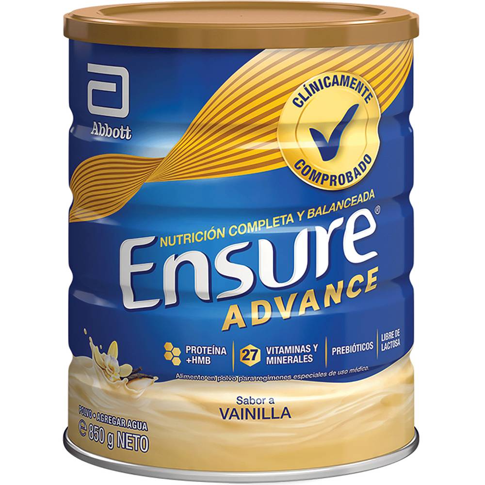 Ensure alimento en polvo sabor vainilla (850 g)