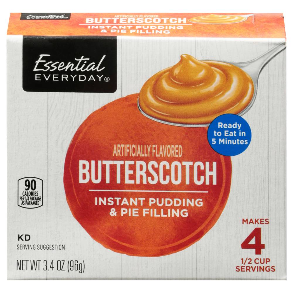 Essential Everyday Instant Butterscotch Pudding & Pie Filling (3.4 oz)