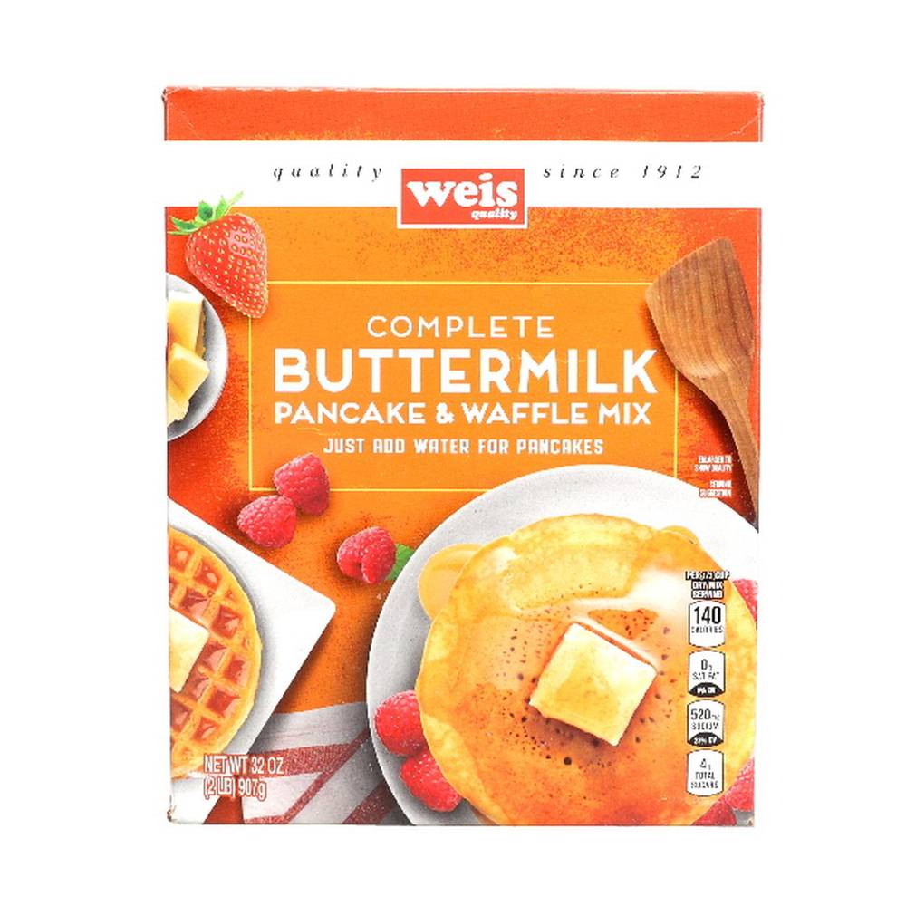 Weis Complete Buttermilk Pancake and Waffle Mix (32 oz)