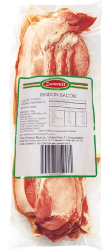 Zammit Rindon Bacon 1kg