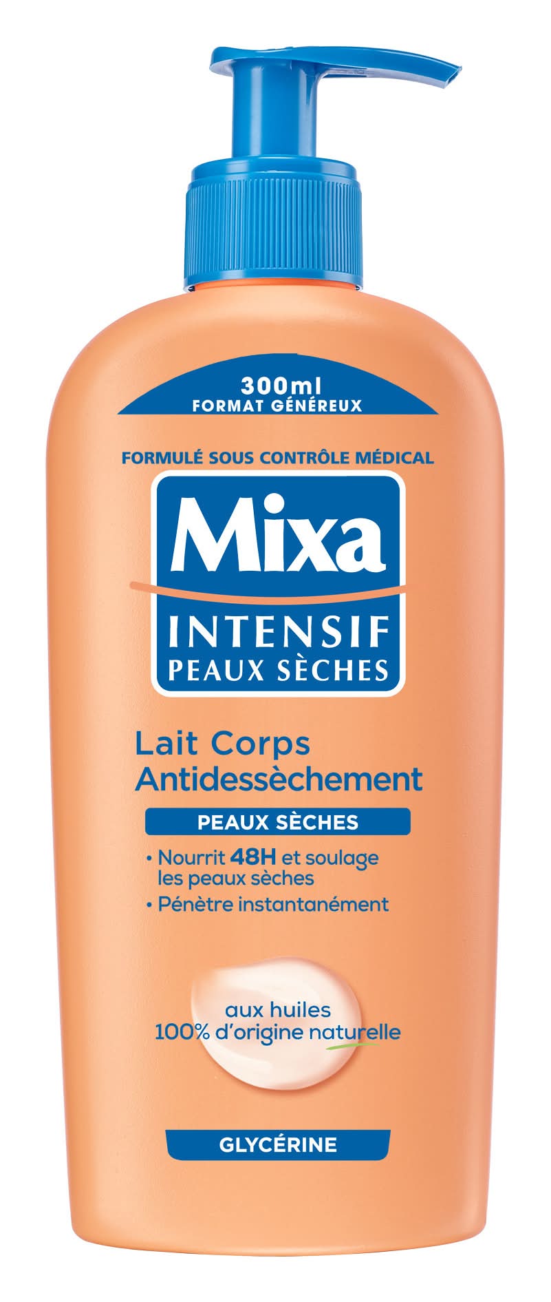 Mixa - Intensif peaux sèches lait corps antidessèchement (300ml)