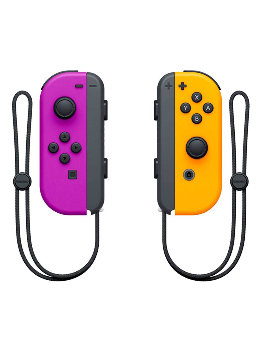 Nintendo controles switch joy neon purple/neon orange (2 u)