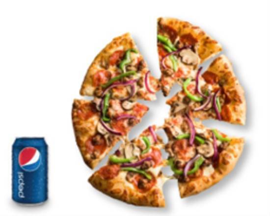 Pizza Tradicional Combo 🍕🥤 (Meatlover o Suprema)
