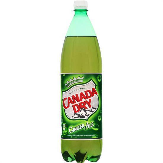 Canada Dry - Boisson gazeuse rafraîchissante aux extraits, gingembre (1,5L)