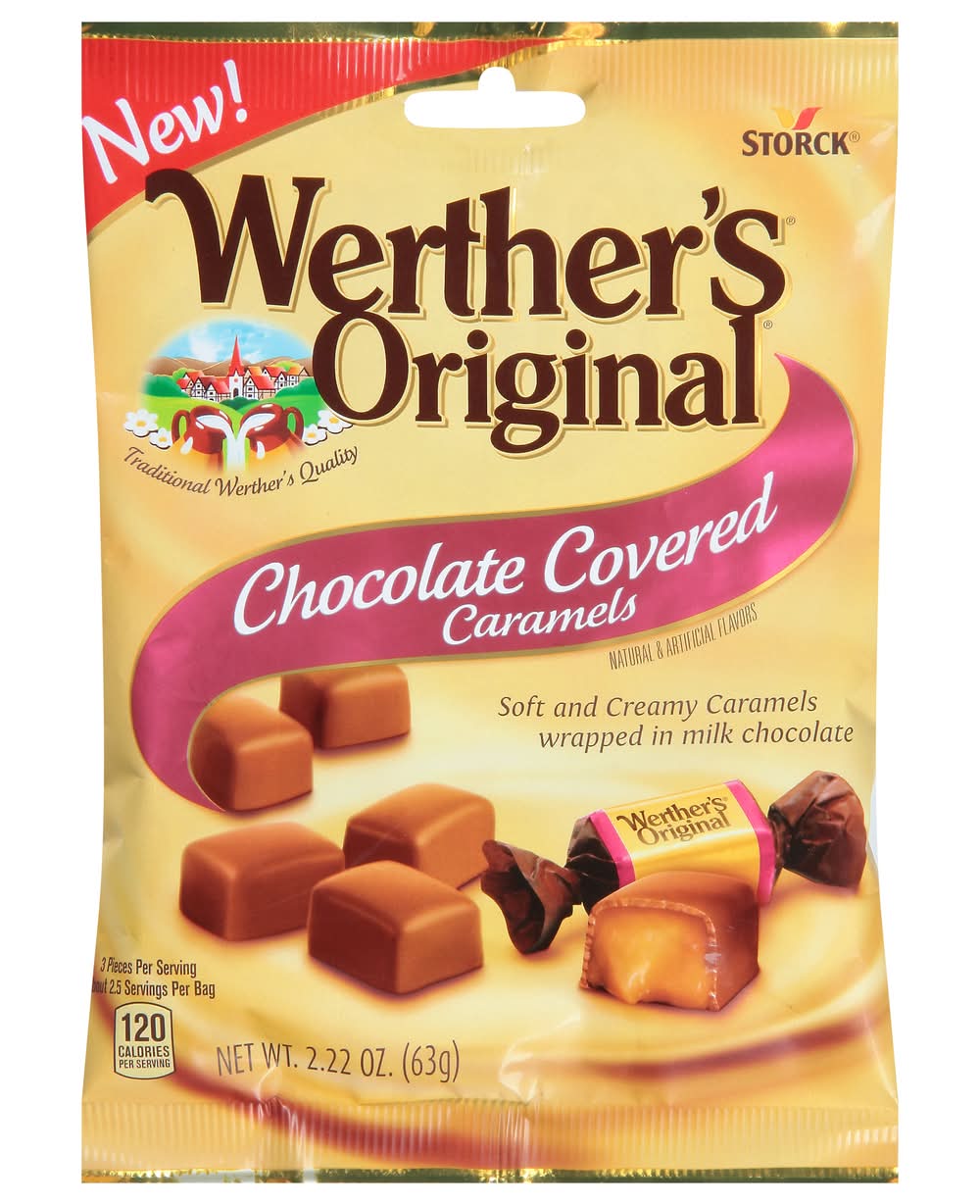 Werther's Original Chocolate Covered Caramels (2.22 oz)