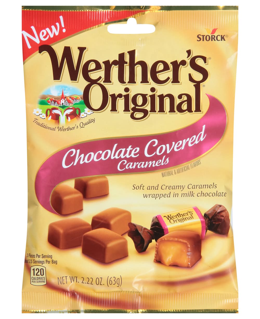 Werther's Original Chocolate Covered Caramels (2.22 oz)
