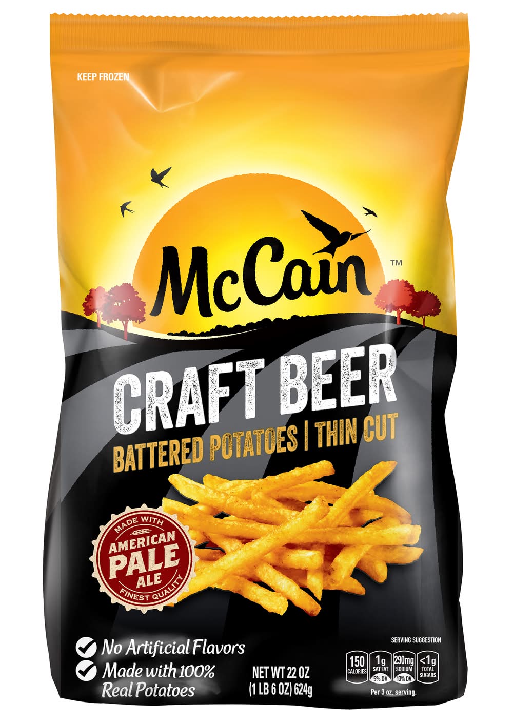 McCain Craft Beer Battered Fried Potatoes (22 oz)