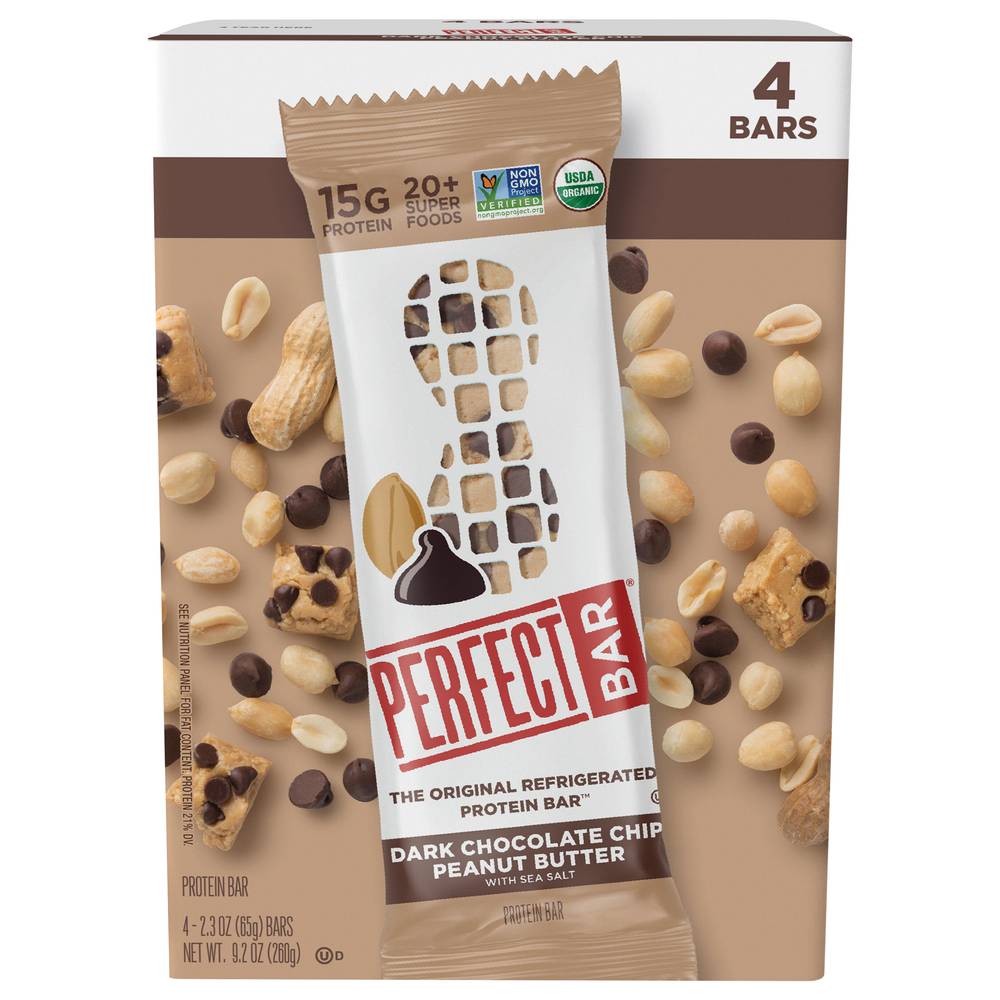 Perfect Bar Dark Chocolate Chip Peanut Butter Bars (9.2 oz)