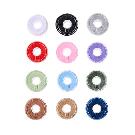 Loops & Threads Reusable Bobbins, Assorted Colors