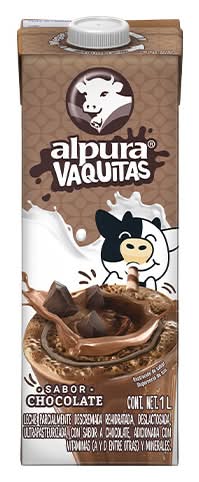 Alpura · Leche semidescremada deslactosada, chocolate (1 L)