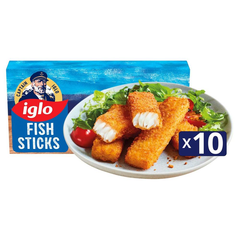 Captain Iglo Fish Sticks 10 Pièces 300g