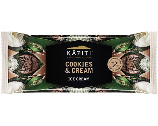 Kapiti Cookies & Crème Ice Cream