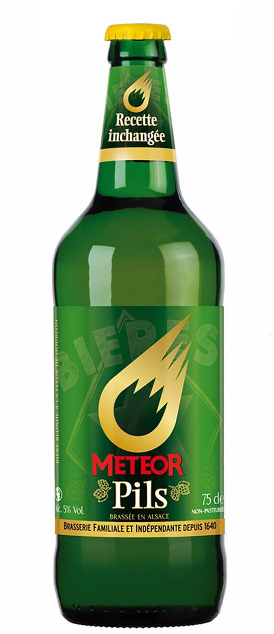 Meteor - Bière blonde pils (750 ml)
