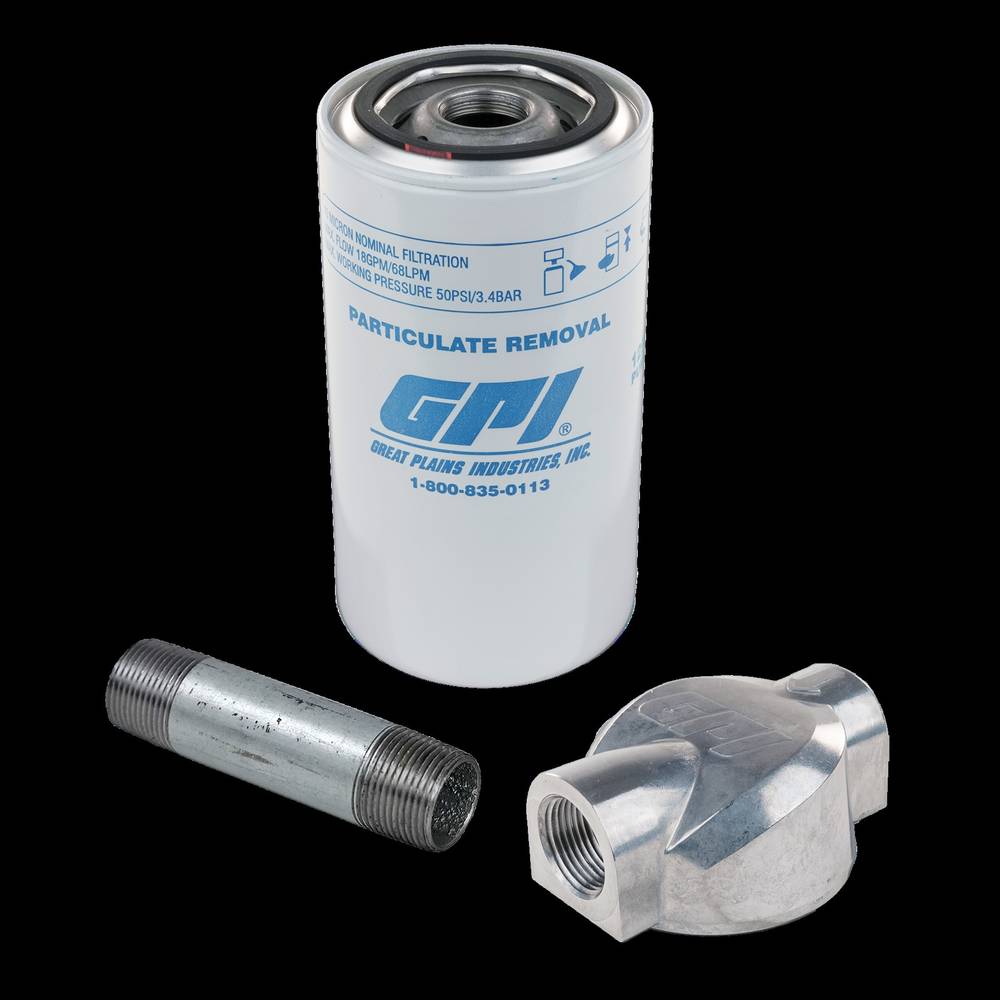 GPI 10 Micron Fuel Transfer Pump Particulate Filter- 18-GPM- Easy Spin-on Design | 129500-06