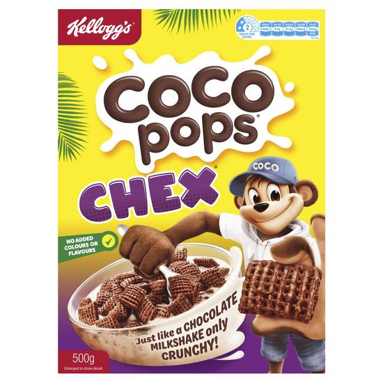 Kellogg's Coco Pops Chex Breakfast Cereal 500g