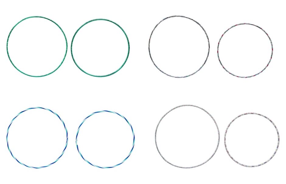 Outdoor Fun Colorful Assorted Plastic Fun Hoop, 1-ct.