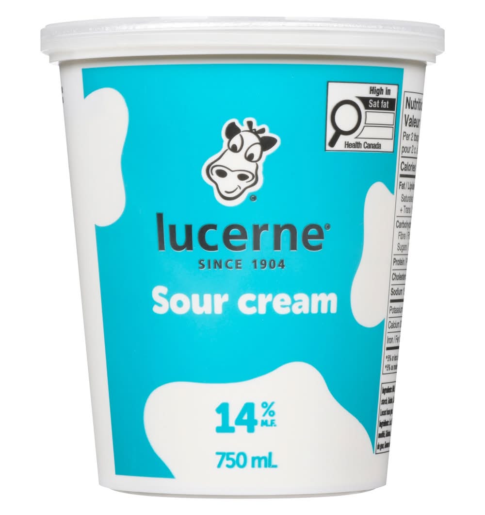 Lucerne 14% M.f. Sour Cream (750 ml)
