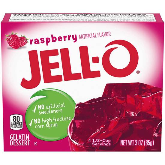 Jello Raspberry Gelatin Mix