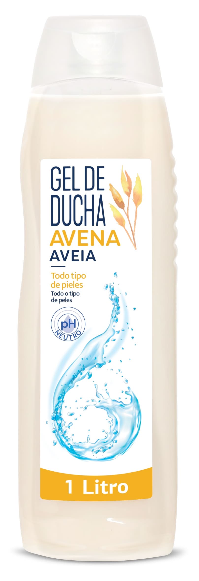 Gel De Ducha Avena Botella 1 L