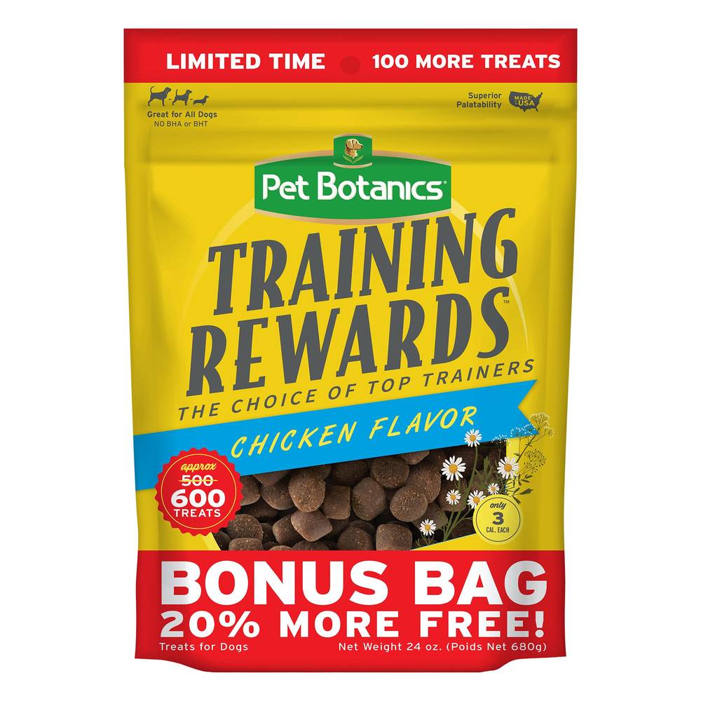 Pet Botanics Training Rewards Dog Chews (chicken)