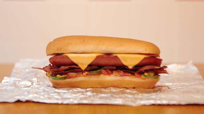 Hot dog avec fromage et bacon / Bacon Cheese Dog