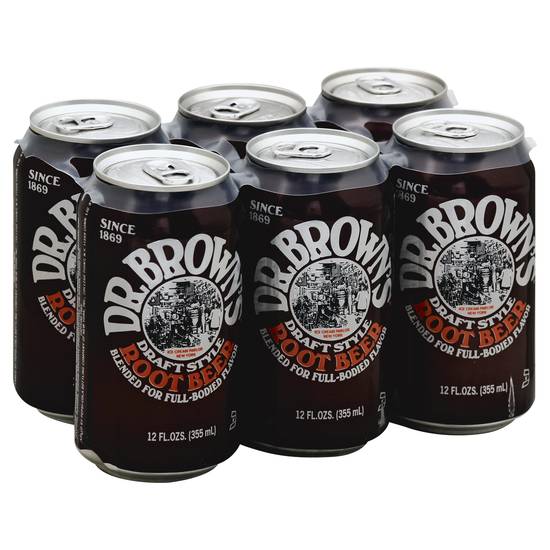 Dr. Brown's Draft Style Root Beer (6 ct, 12 fl oz)