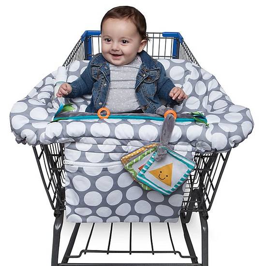 Boppy® Preferred Shopping Cart and High Chair Cover in Jumbo Dots