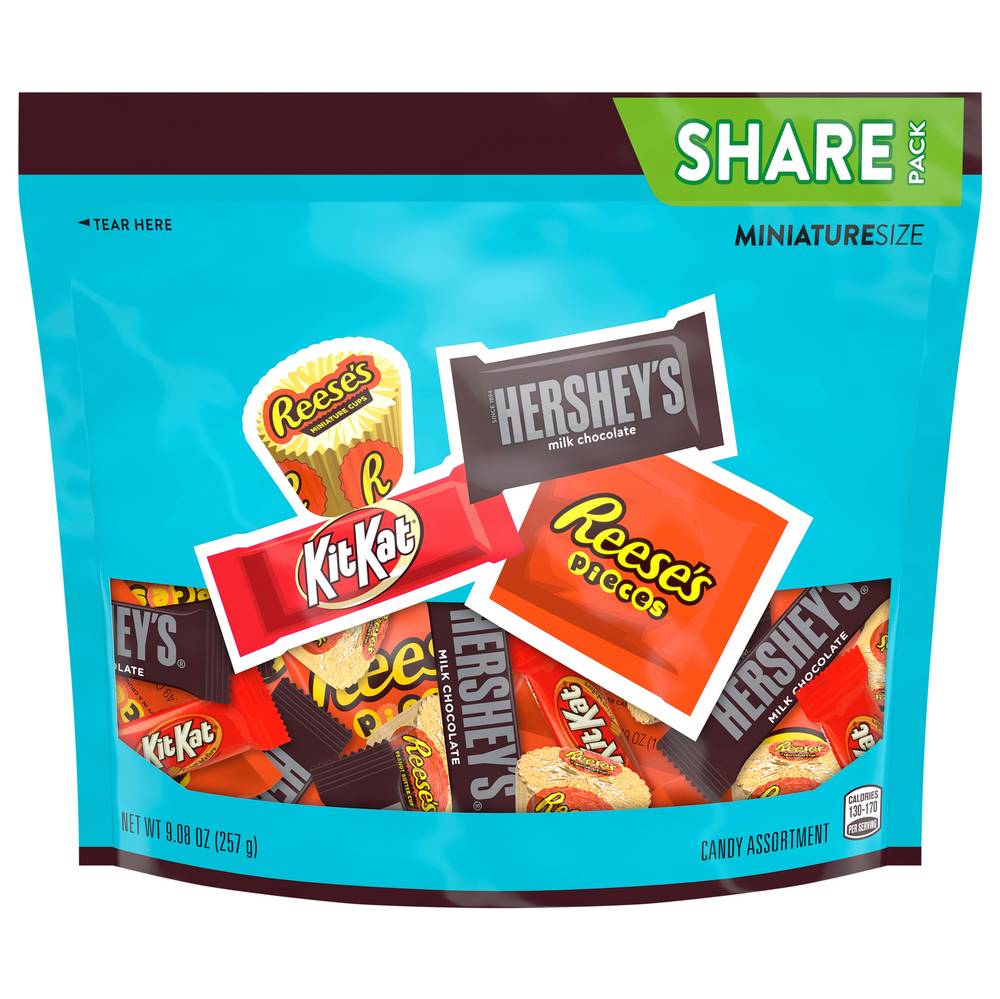 Hershey's Share pack Miniatures Candy Assortment (9.08 oz)